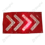 Reflective LED Arrow Board - LED Traffic Warning Arrow Construction Directional Light Sign